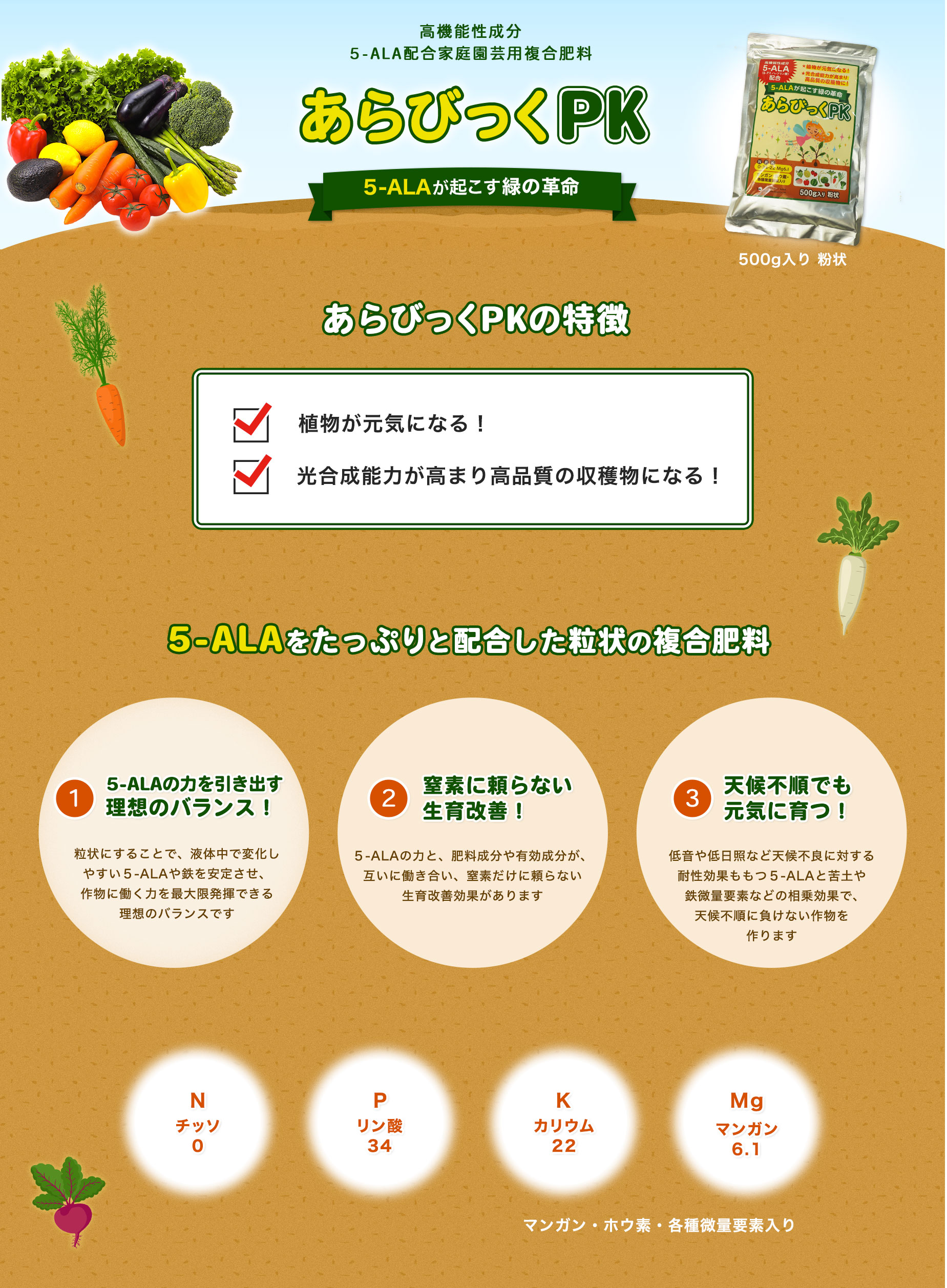あらびっく PK 商品説明
